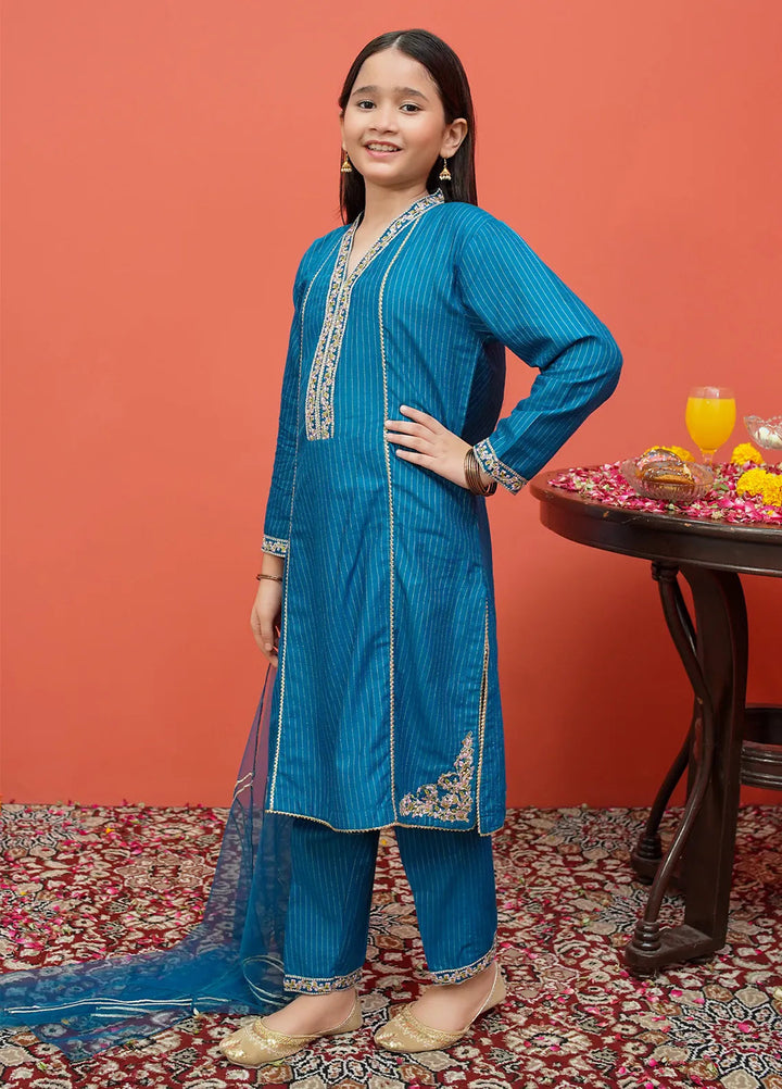 Festive Ensemble By Modest Pret Casual Cotton 3 Piece Suit 8455