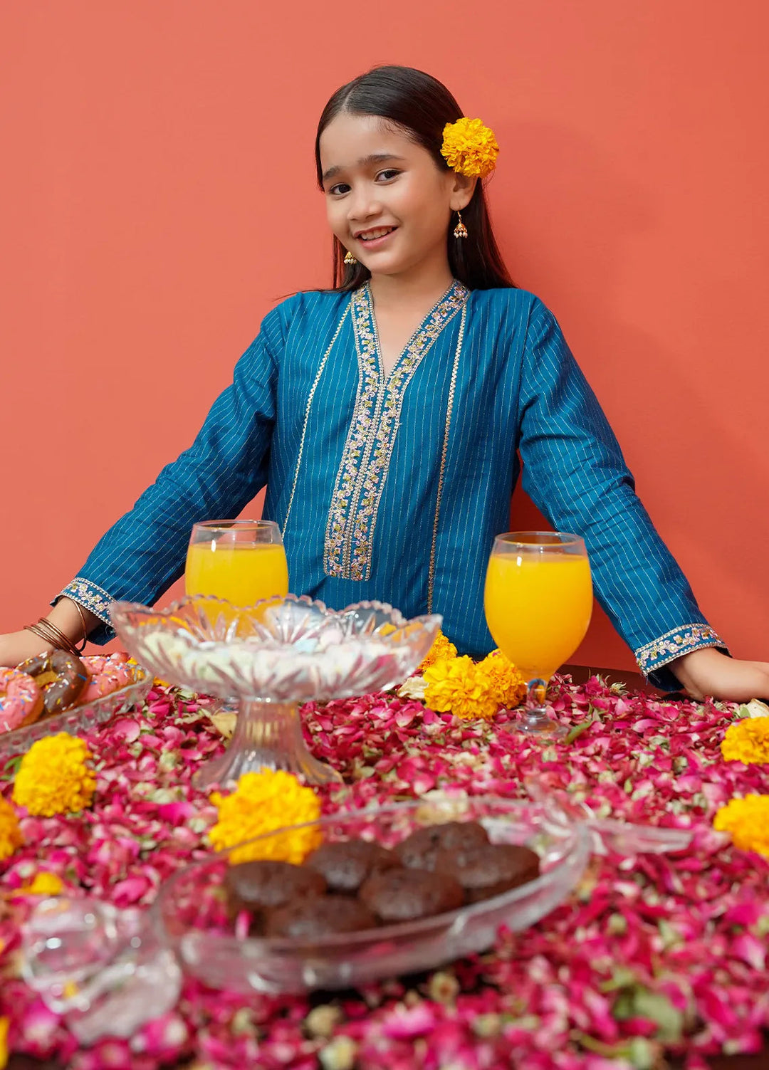 Festive Ensemble By Modest Pret Casual Cotton 3 Piece Suit 8455