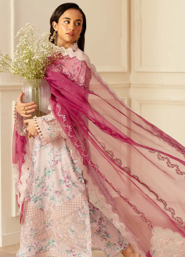 Feya by Nureh Embroidered Lawn Suit Unstitched 3 Piece NU25F FE-01 - Summer Collection