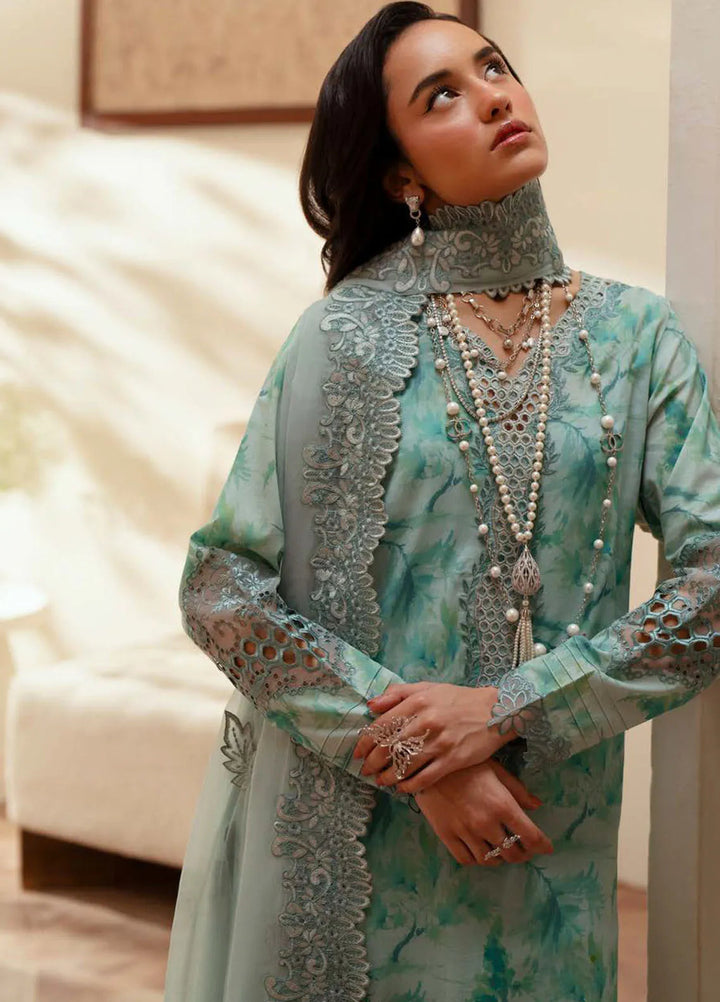 Feya by Nureh Embroidered Lawn Suit Unstitched 3 Piece NU25F FE-03 - Summer Collection