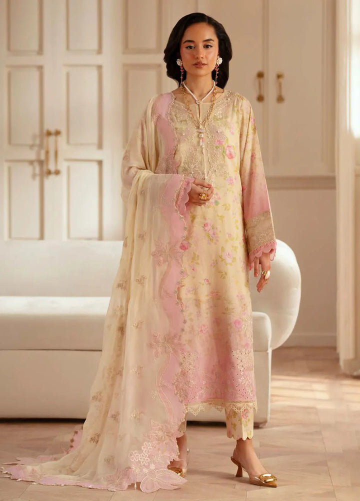 Feya by Nureh Embroidered Lawn Suit Unstitched 3 Piece NU25F FE-05 - Summer Collection