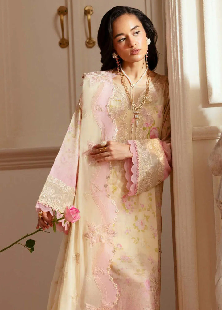 Feya by Nureh Embroidered Lawn Suit Unstitched 3 Piece NU25F FE-05 - Summer Collection