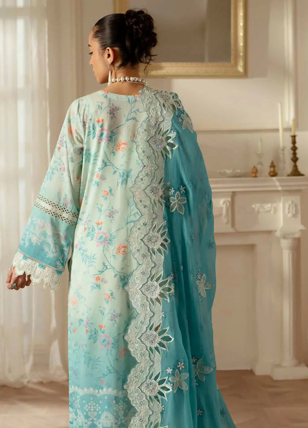 Feya by Nureh Embroidered Lawn Suit Unstitched 3 Piece NU25F FE-06 - Summer Collection