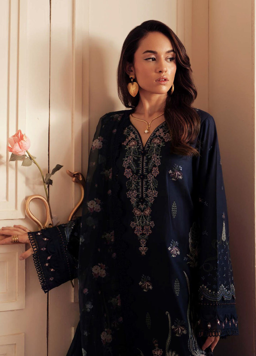 Feya by Nureh Embroidered Lawn Suits Unstitched 3 Piece NU25FEL FE-09 - Summer Collection