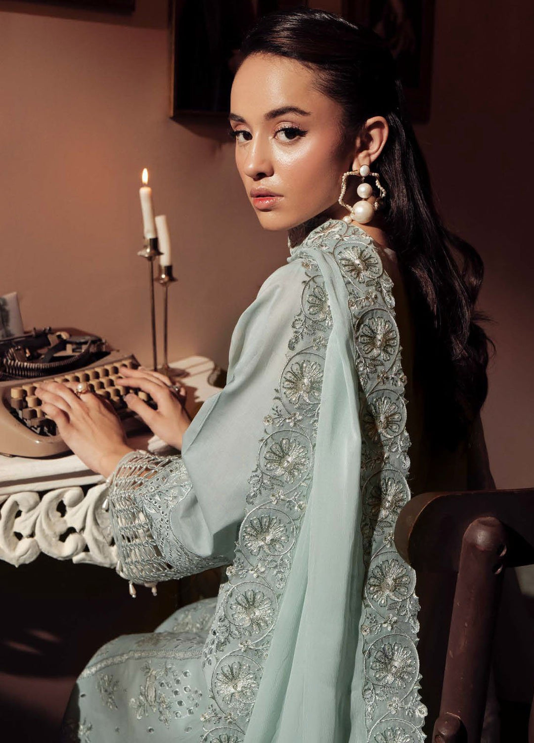 Feya by Nureh Embroidered Lawn Suits Unstitched 3 Piece NU25FEL FE-11 - Summer Collection