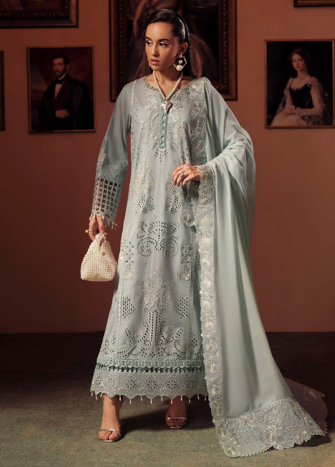 Feya by Nureh Embroidered Lawn Suits Unstitched 3 Piece NU25FEL FE-11 - Summer Collection