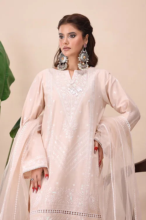 La Elise Women RTW Embroidered Lawn 3 Piece Suit 0001403 Pinar - Casual Collection