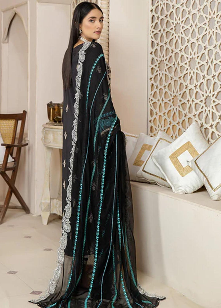 Fiesta By Safwa Embroidered Swiss Voile Suits Unstitched 3 Piece SW23F FEC-06 - Premium Collection