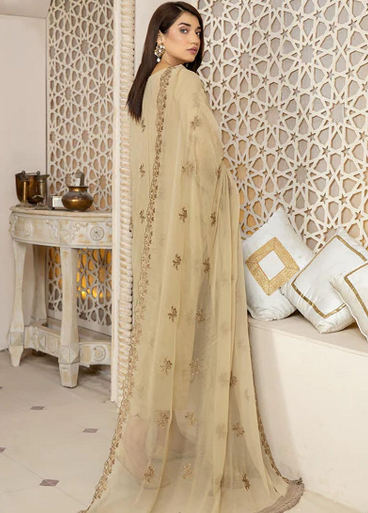 Fiesta By Safwa Embroidered Swiss Voile Suits Unstitched 3 Piece SW23F FEC-10 - Premium Collection