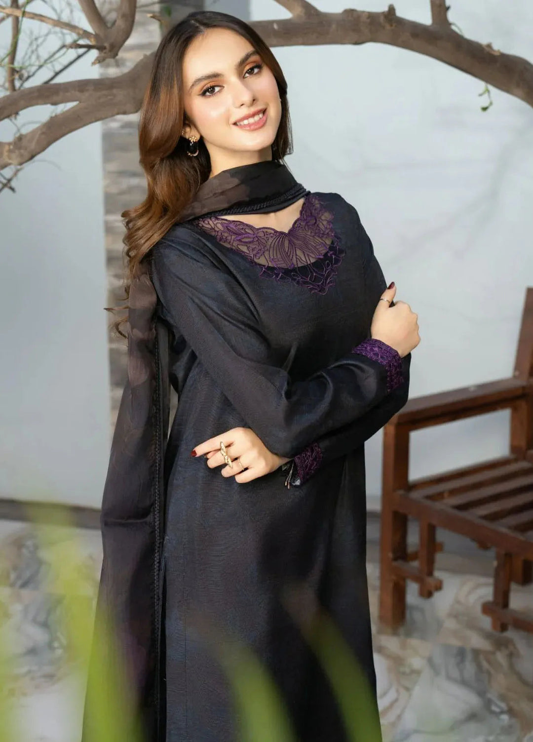 Fiona by Panache Apparel Pret Embroidered Cambric Lawn 3 Piece Suit Zephyr