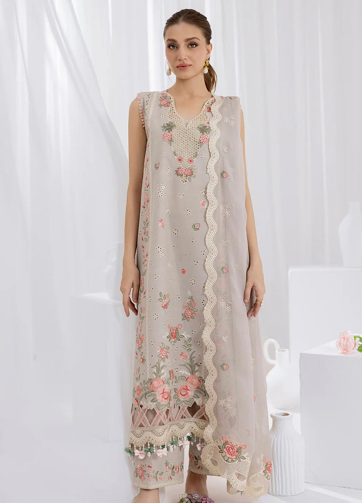 Fiona Embroidered Lawn Suits Unstitched 3 Piece Bianca - Summer Collection