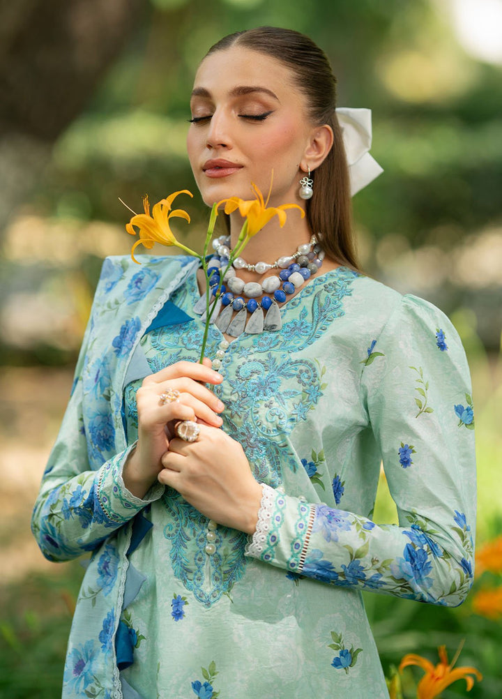 Fiona Embroidered Lawn Suits Unstitched 3 Piece Lotus - Summer Collection