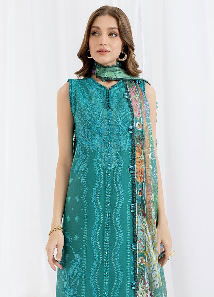 Fiona Embroidered Lawn Suits Unstitched 3 Piece Marea - Summer Collection
