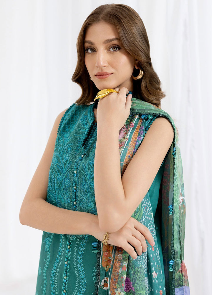 Fiona Embroidered Lawn Suits Unstitched 3 Piece Marea - Summer Collection