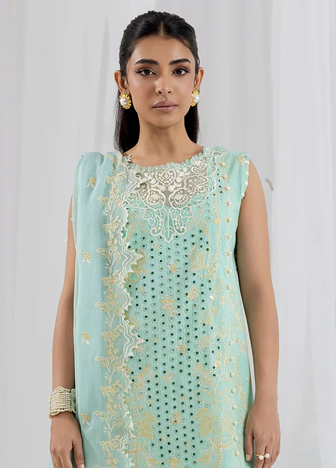 Fiona Embroidered Lawn Suits Unstitched 3 Piece Nevida - Summer Collection