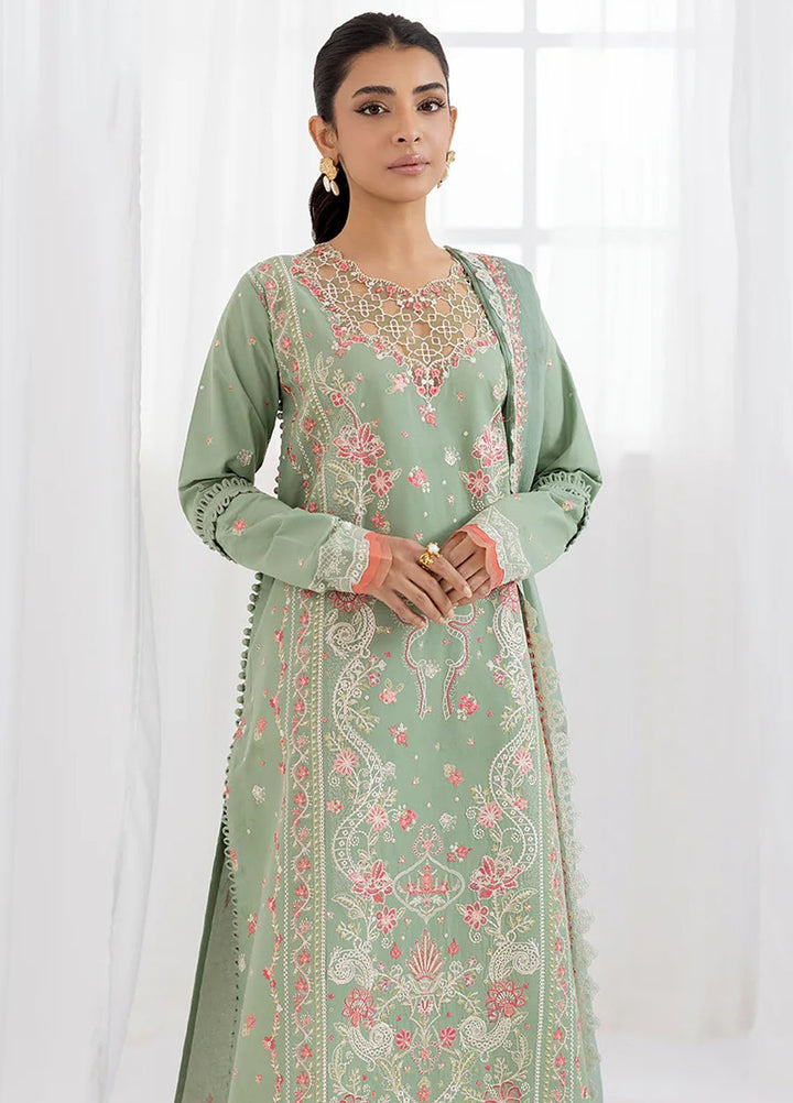 Fiona Embroidered Lawn Suits Unstitched 3 Piece Silva - Summer Collection