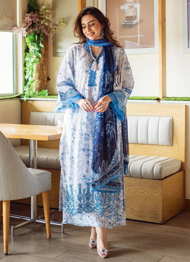 Fiona Pret Chikankari Lawn 3 Piece Suit Margherita