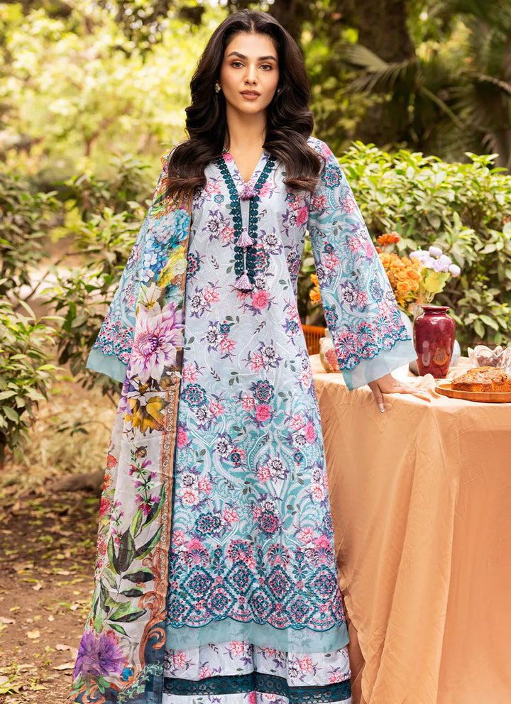 Fiona Pret Chikankari Lawn 3 Piece Suit Narciso