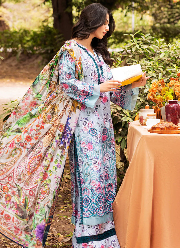 Fiona Pret Chikankari Lawn 3 Piece Suit Narciso