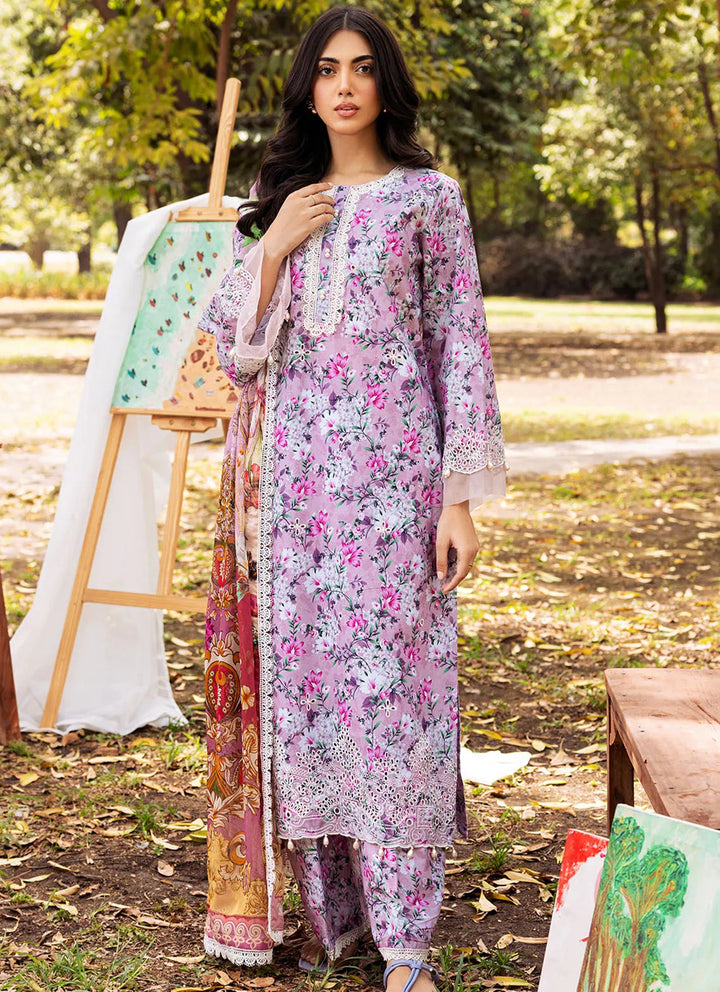 Fiona Pret Chikankari Lawn 3 Piece Suit Orchidea