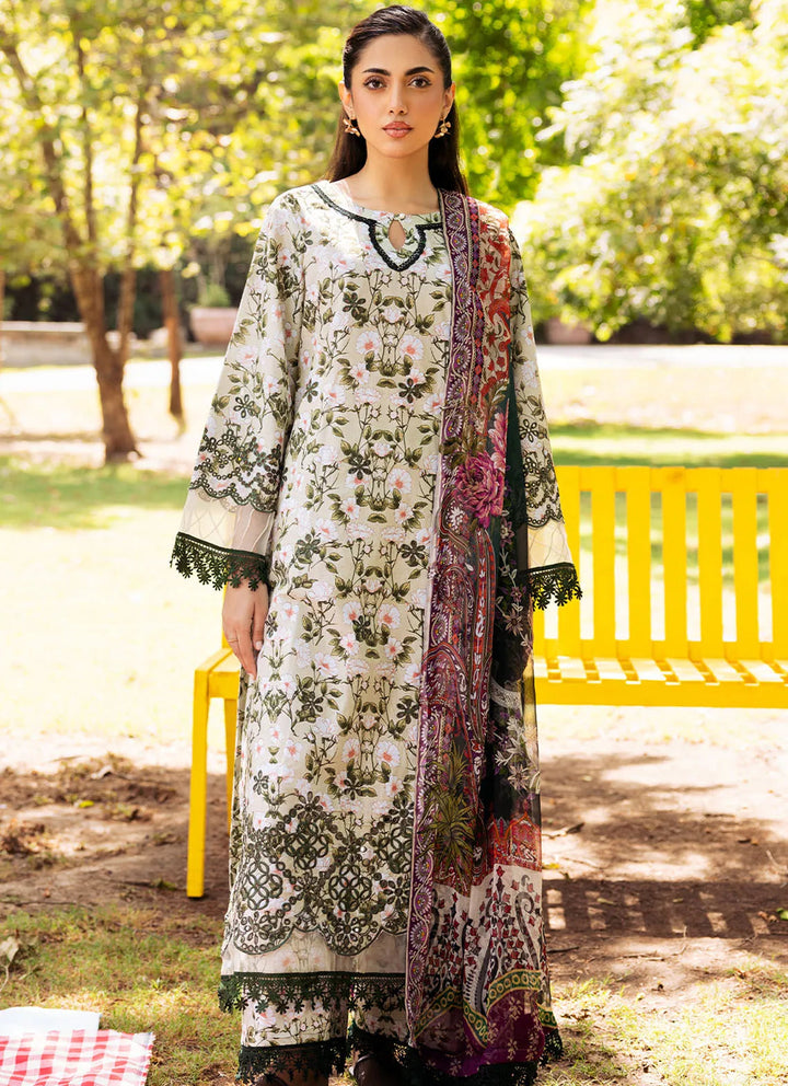 Fiona Pret Chikankari Lawn 3 Piece Suit Tulipano