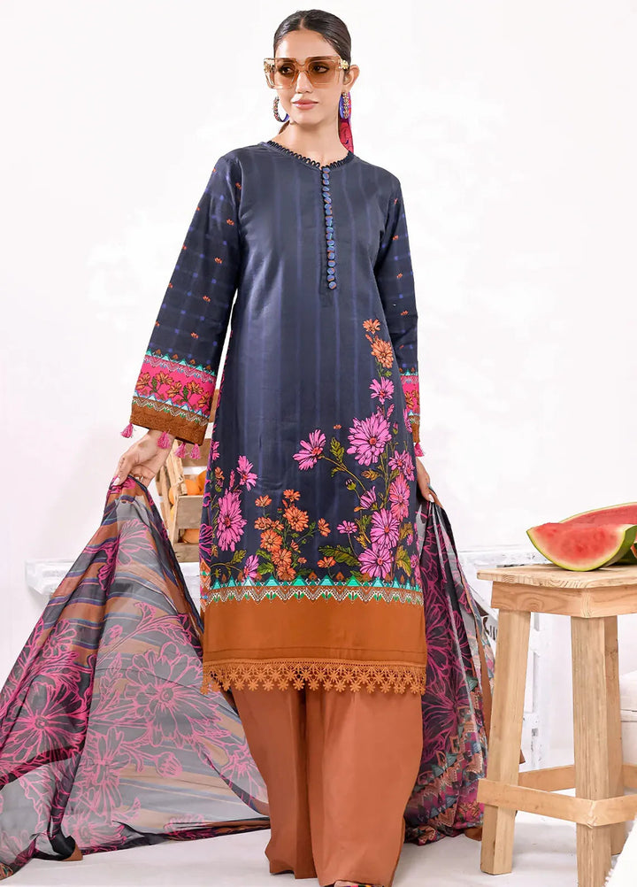 Fiona Pret Printed Lawn 2 Piece Suit Orchid