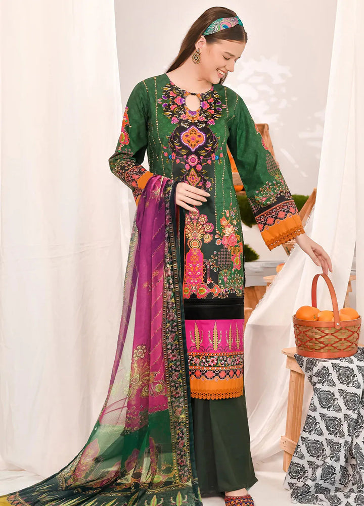 Fiona Pret Printed Lawn 2 Piece Suit Robe