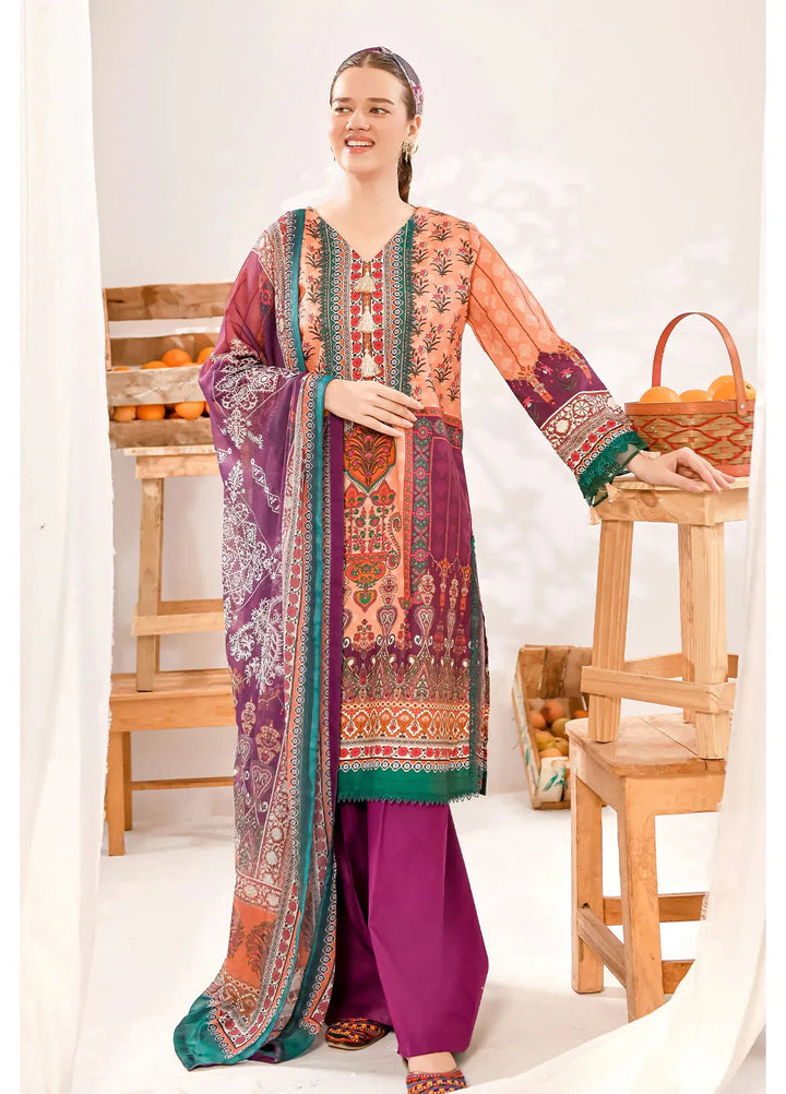 Fiona Pret Printed Lawn 2 Piece Suit Stron