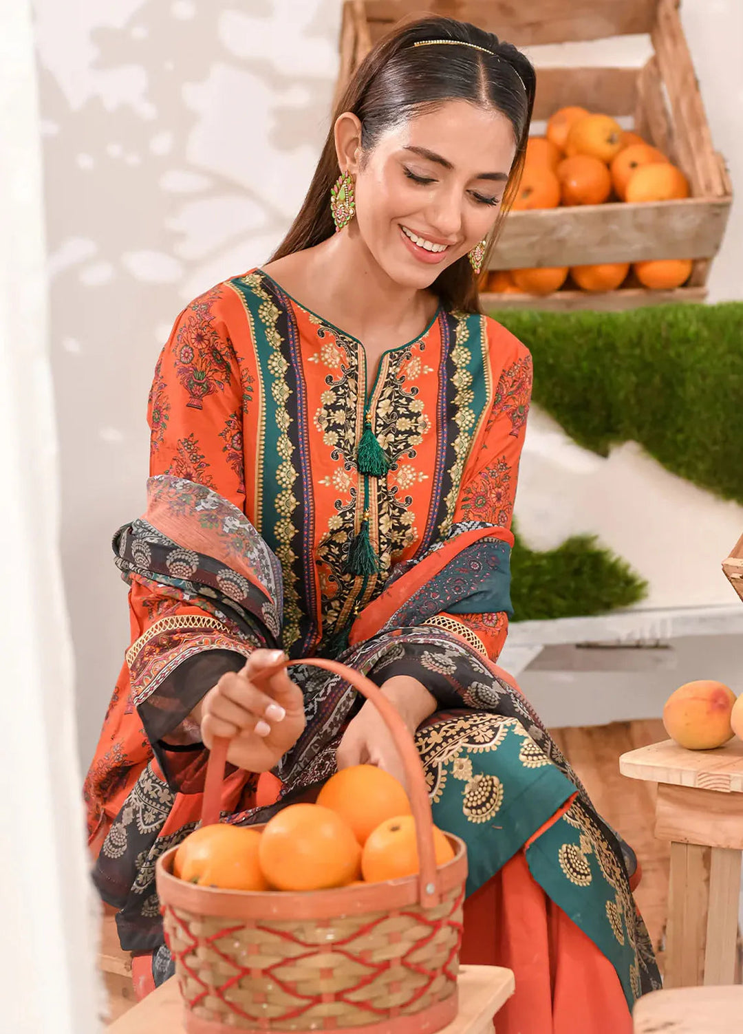 Fiona Pret Printed Lawn 2 Piece Suit Waltz