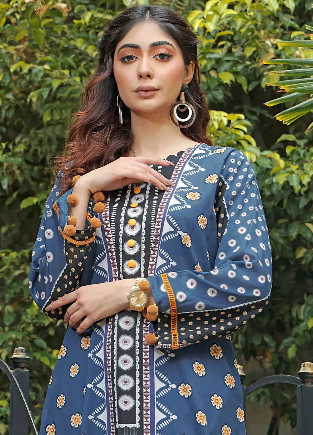 Fiona Pret Printed Lawn Kurti Anemone