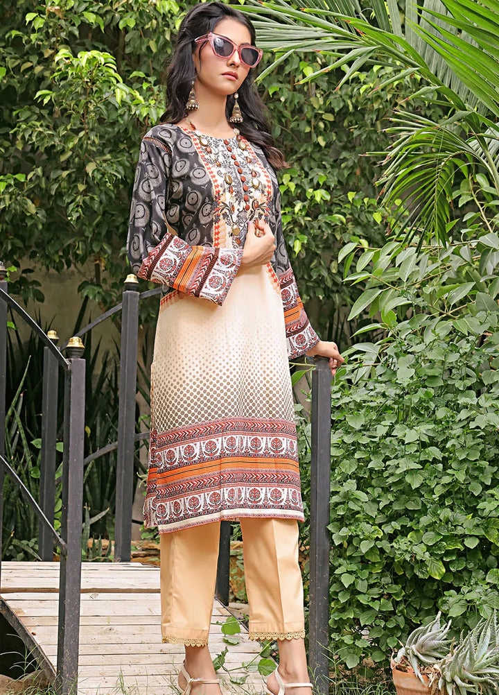 Fiona Pret Printed Lawn Kurti Azalea