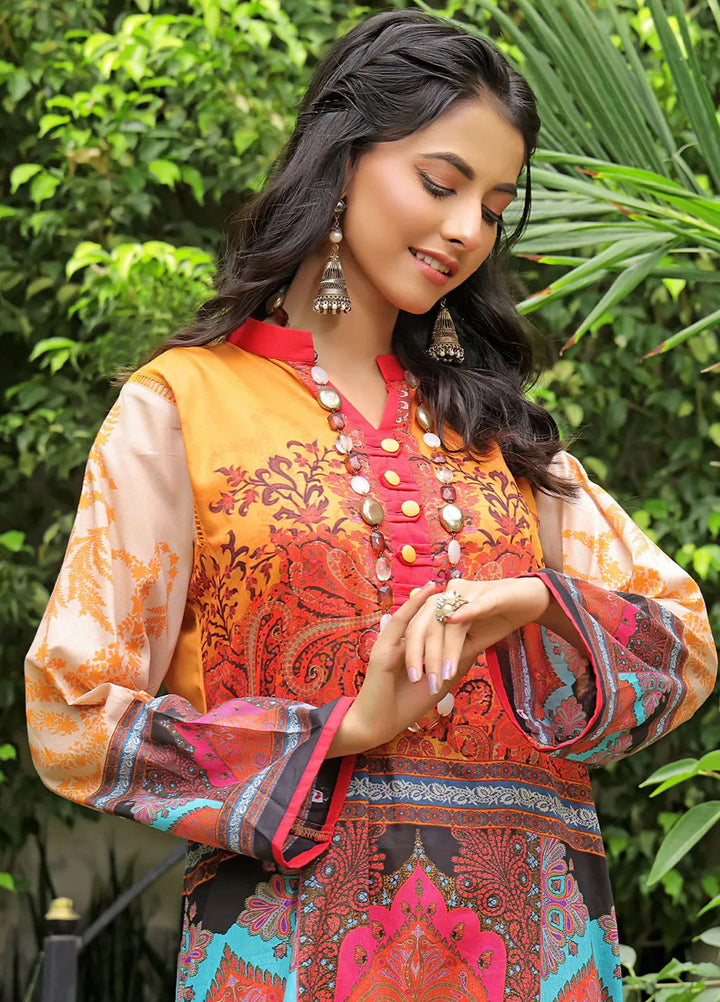 Fiona Pret Printed Lawn Kurti Camellia