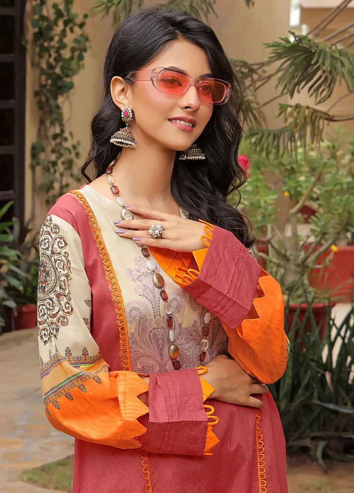 Fiona Pret Printed Lawn Kurti Gazania