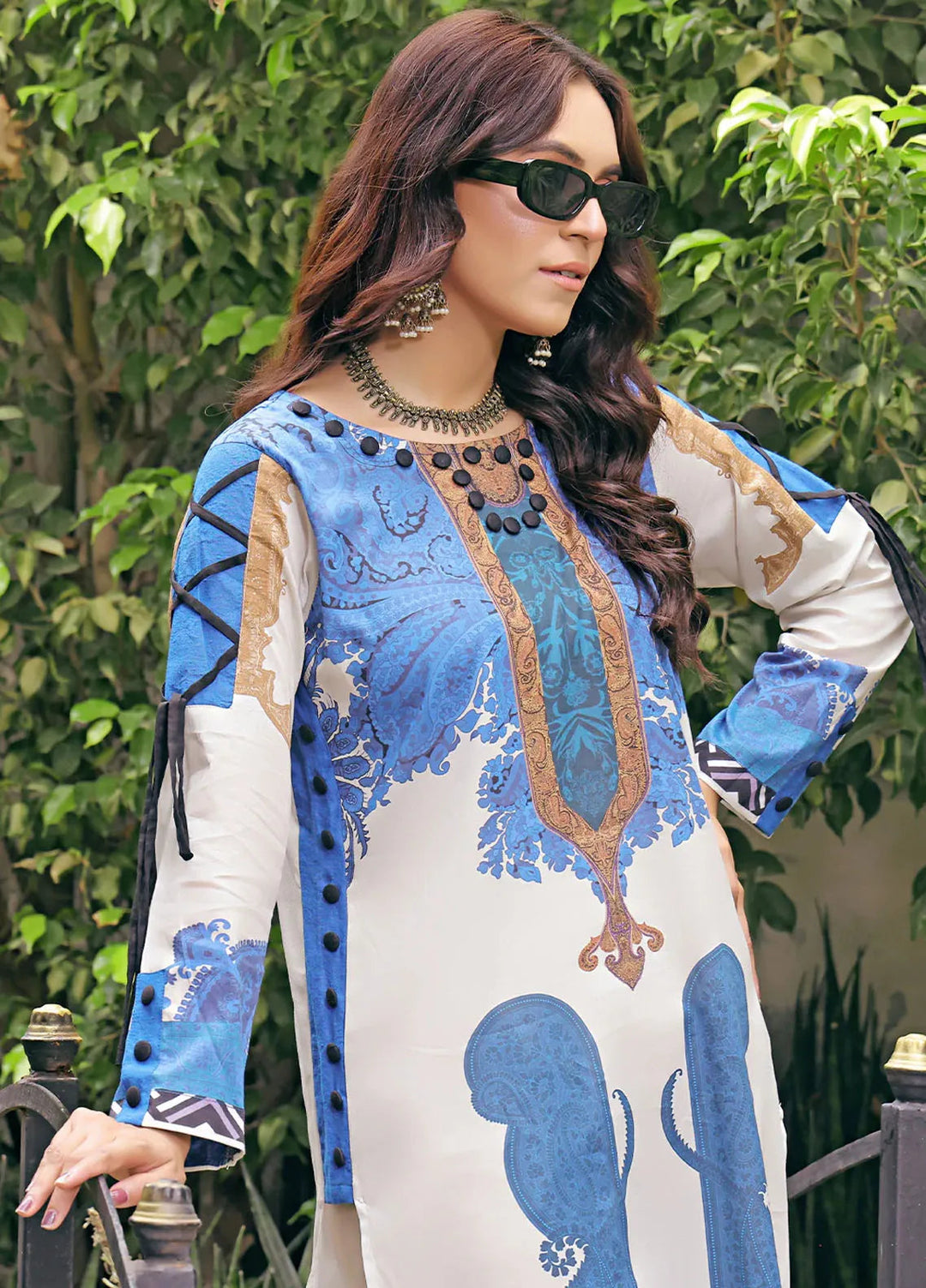 Fiona Pret Printed Lawn Kurti Nastur