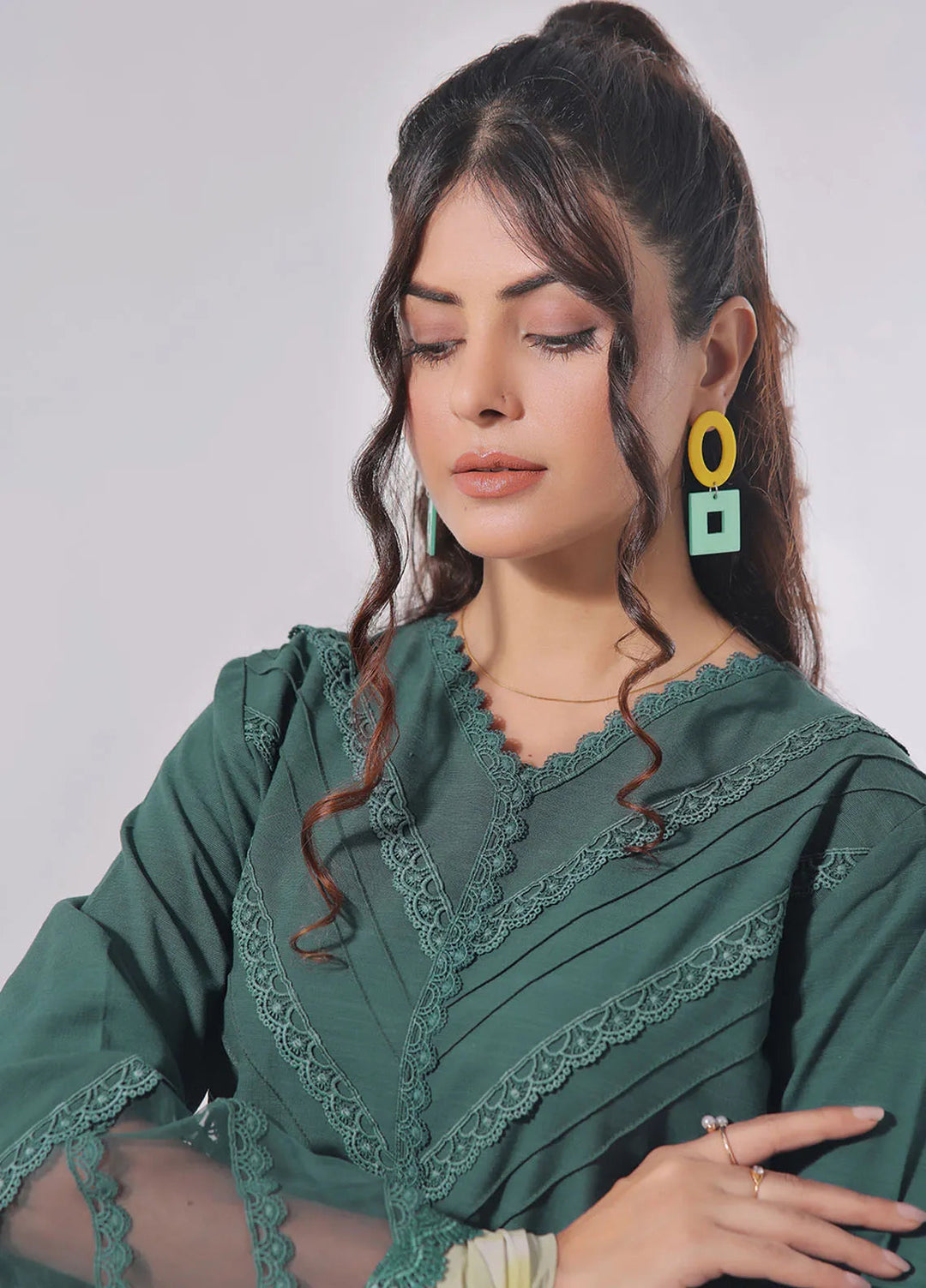 Fiona Pret Solids Khaddar 2 Piece Suit Hollyhock