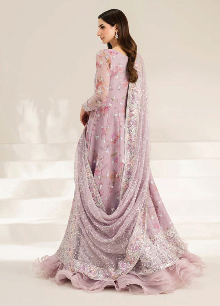 Fiorella by Farasha Embroidered Chiffon Suits Unstitched 3 Piece FSH25FF D-05 Lilly Passion - Formals Collection