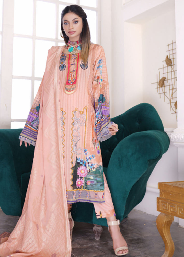 Firdous Fashion Printed Lawn Suits Unstitched 3 Piece FF24L F-09 Bismoclite - Summer Collection