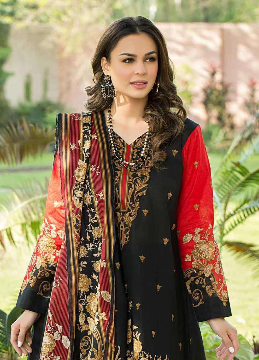 Five Star Printed Lawn Suits Unstitched 3 Piece FS22CL D-1301B - Summer Collection