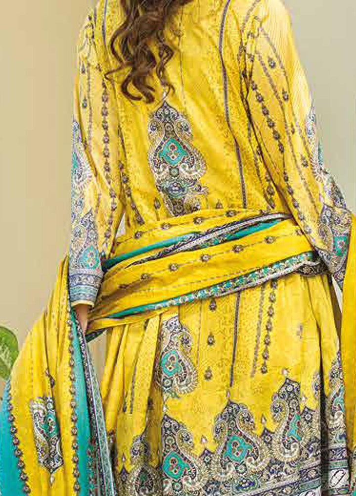Five Star Printed Lawn Suits Unstitched 3 Piece FS22CL D-1302A - Summer Collection