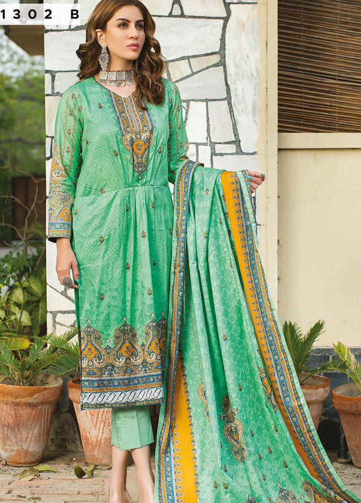 Five Star Printed Lawn Suits Unstitched 3 Piece FS22CL D-1302B - Summer Collection