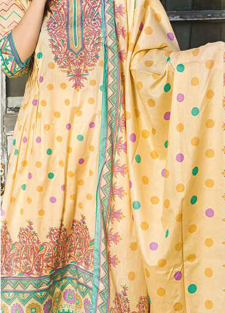 Five Star Printed Lawn Suits Unstitched 3 Piece FS22CL D-1303A - Summer Collection