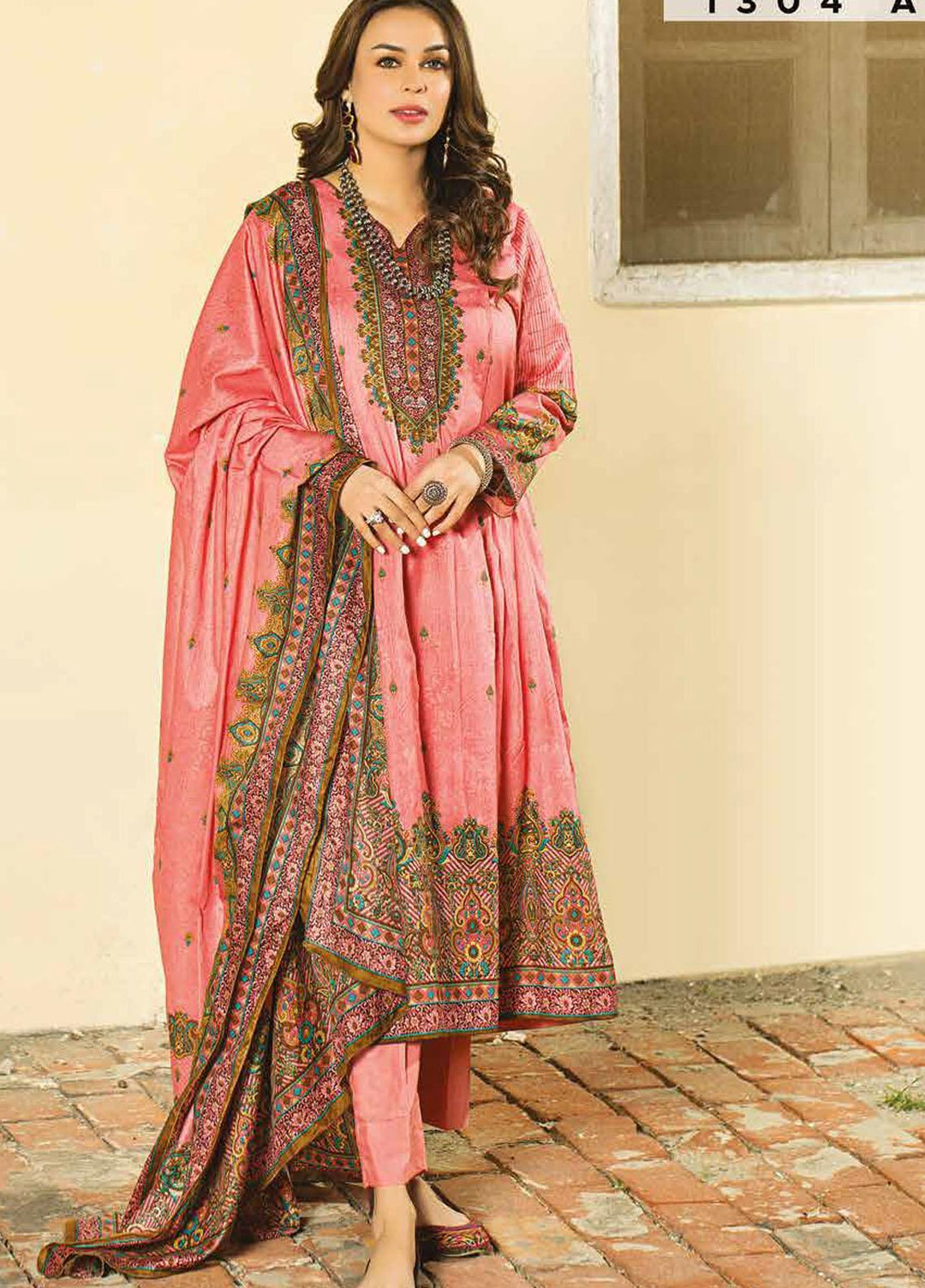 Five Star Printed Lawn Suits Unstitched 3 Piece FS22CL D-1304A - Summer Collection