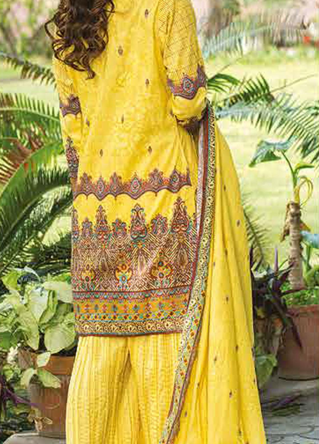 Five Star Printed Lawn Suits Unstitched 3 Piece FS22CL D-1304B - Summer Collection