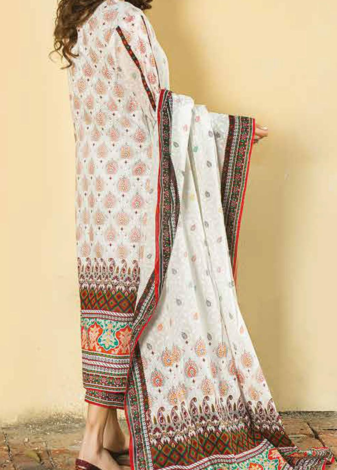 Five Star Printed Lawn Suits Unstitched 3 Piece FS22CL D-1305A - Summer Collection