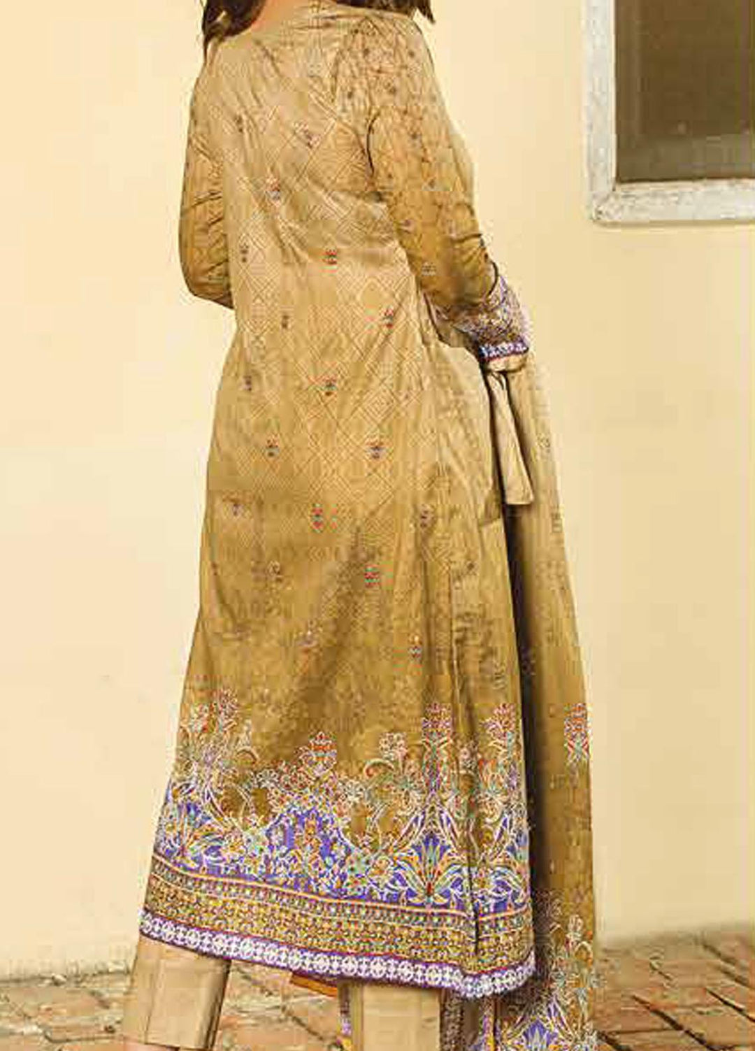 Five Star Printed Lawn Suits Unstitched 3 Piece FS22CL D-1306A - Summer Collection