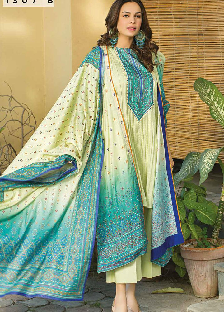 Five Star Printed Lawn Suits Unstitched 3 Piece FS22CL D-1307B - Summer Collection