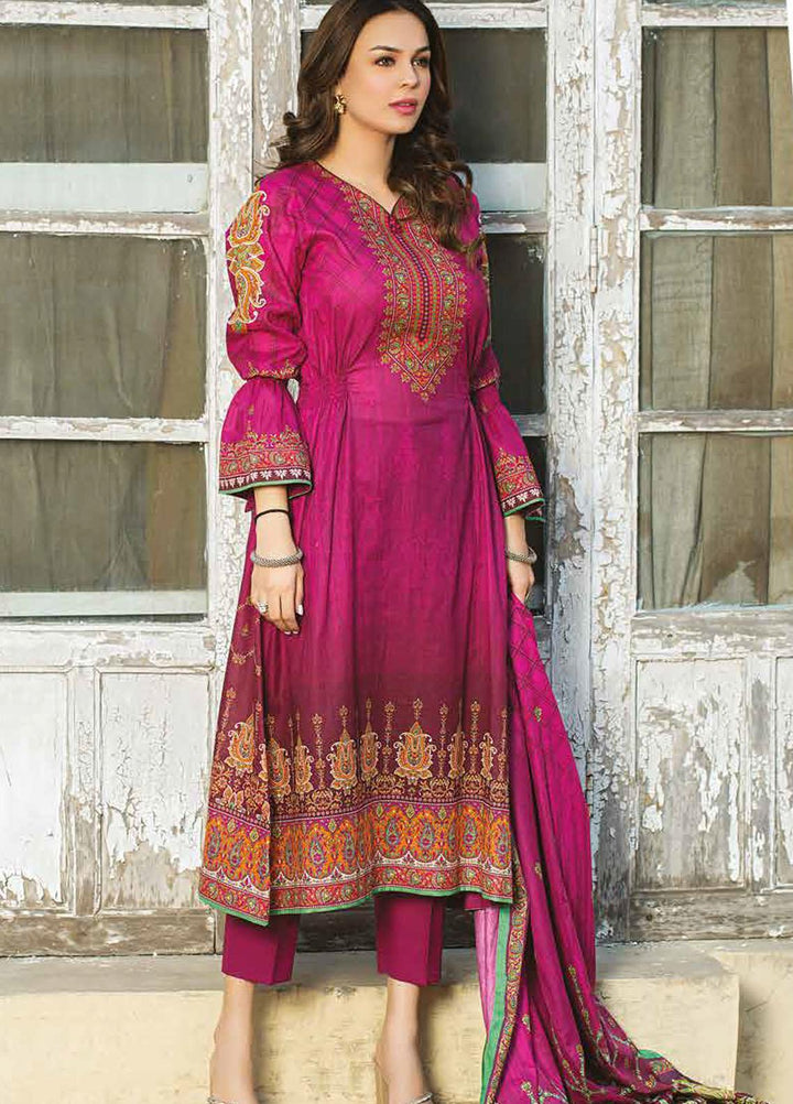 Five Star Printed Lawn Suits Unstitched 3 Piece FS22CL D-1309B - Summer Collection