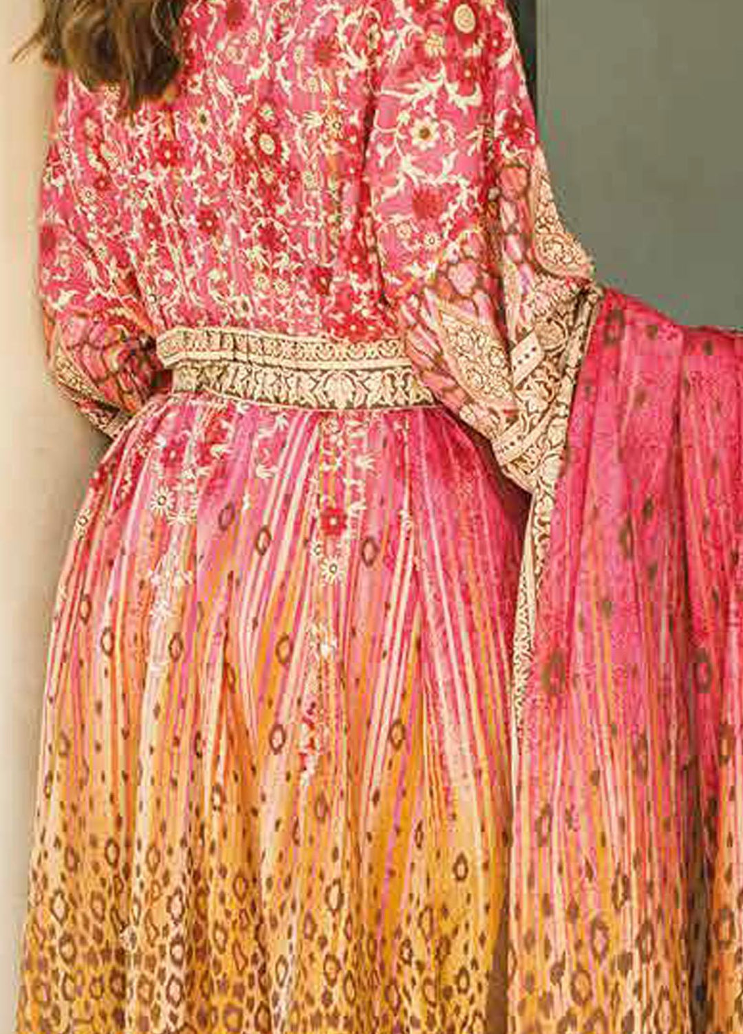 Five Star Printed Lawn Suits Unstitched 3 Piece FS22CL D-1311A - Summer Collection