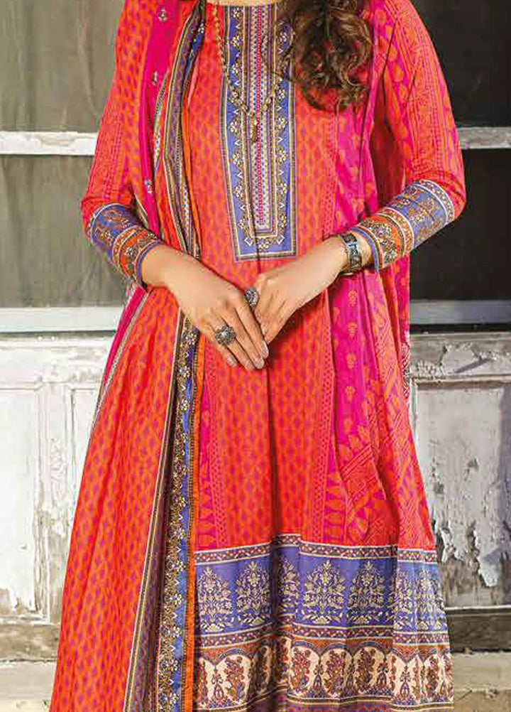 Five Star Printed Lawn Suits Unstitched 3 Piece FS22CL D-1313B - Summer Collection