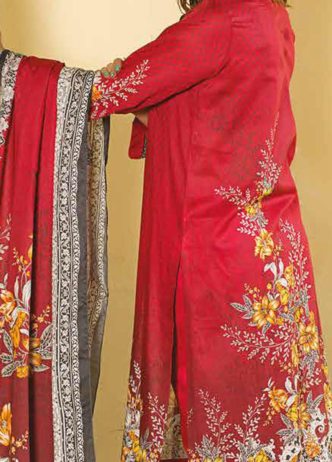 Five Star Printed Lawn Suits Unstitched 3 Piece FS22CL D-1320A - Summer Collection